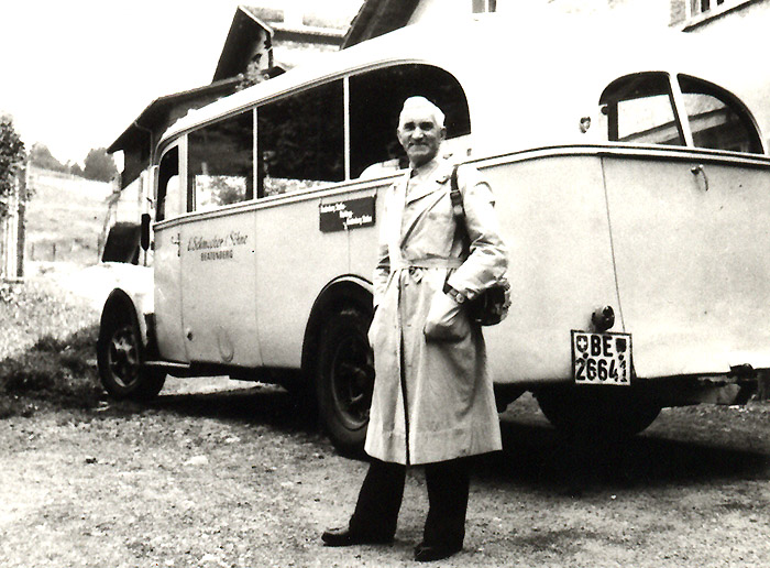 Grossvater Ernst Schmocker / Foto bearbeitet: Heinz Rieder