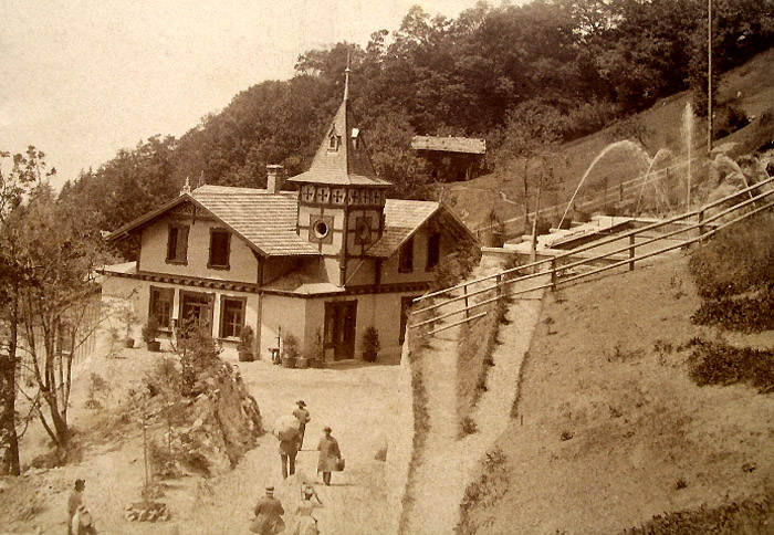 Bahnhof Beatenberg mit Wasserspeicher