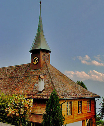 Kirche Beatenberg Kirchturm / Foto: Heinz Rieder