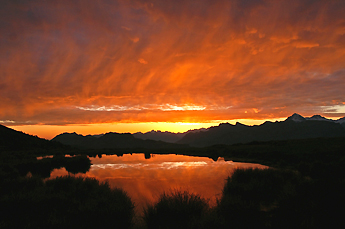 Sonnenuntergang / Foto: Fritz Bieri