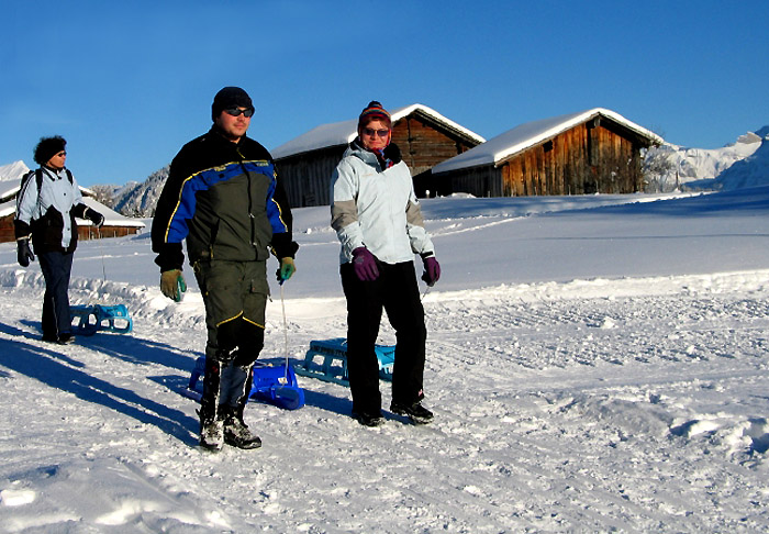 Winter/Schlitteln/Ankunft (Photo: Fritz Bieri)