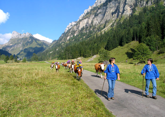 Hübsche Sennerinnen / Foto: Fritz Bieri