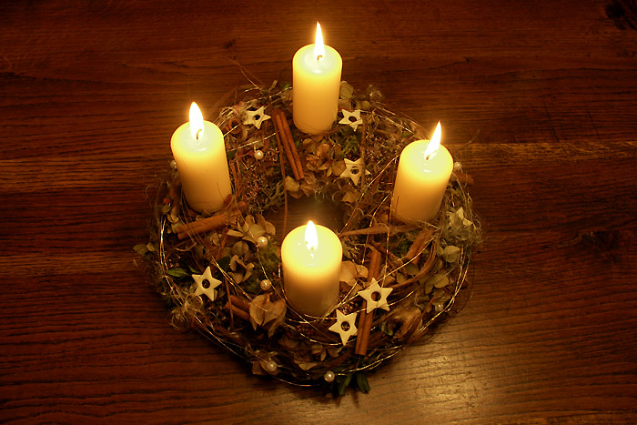 Adventskranz von Eveline Brand