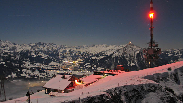 Winternacht / Foto: Fritz Bieri