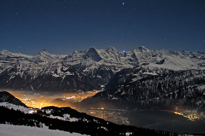 Winternacht / Foto: Fritz Bieri