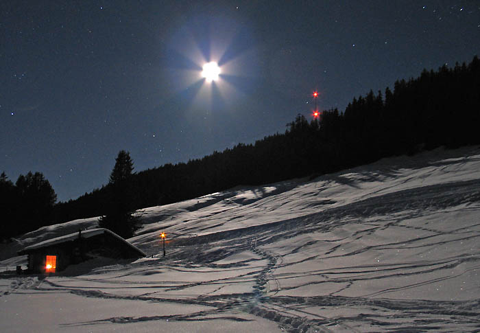 Winternacht / Foto: Fritz Bieri