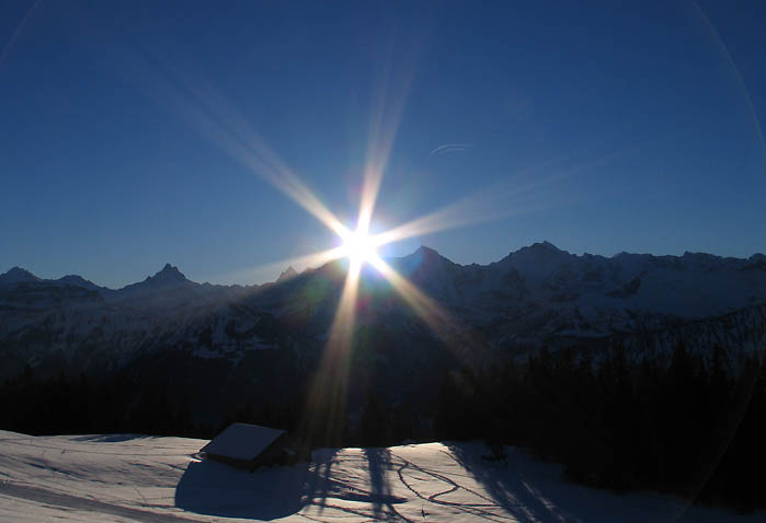Winternacht / Foto: Fritz Bieri