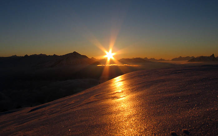 Winternacht / Foto: Fritz Bieri