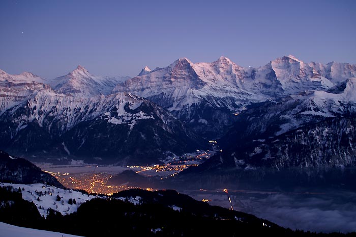 Winternacht / Foto: Fritz Bieri