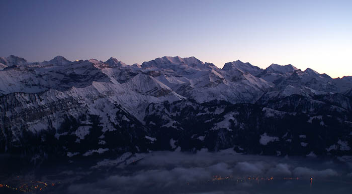 Winternacht / Foto: Fritz Bieri