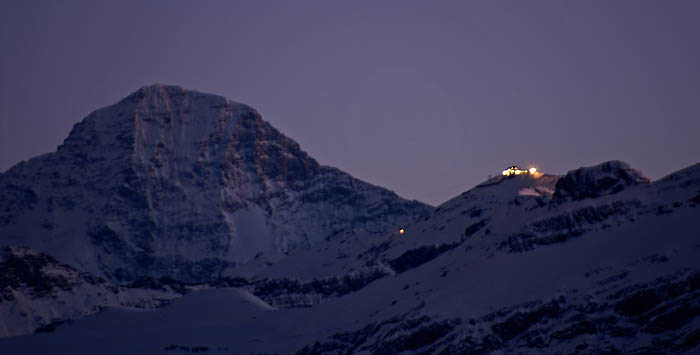 Winternacht / Foto: Fritz Bieri