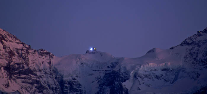 Winternacht / Foto: Fritz Bieri
