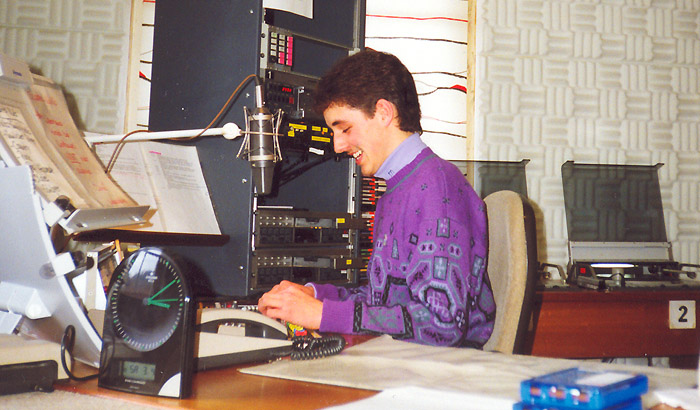 Mario Grossniklaus im Jugendalter / Bundeshaus-Studio