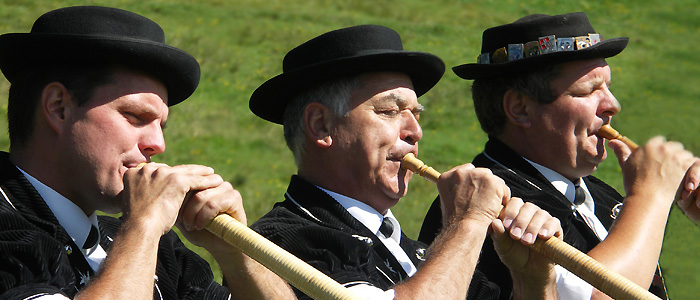 Alpine horn sound / Photo: Heinz Rieder