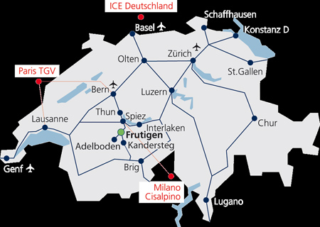 Tropenhaus Frutigen Karte