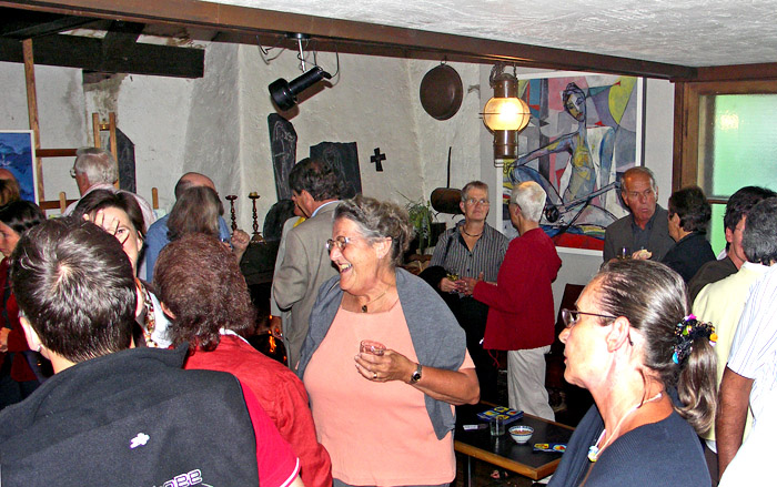 Die Vernissage / Foto: Heinz Rieder