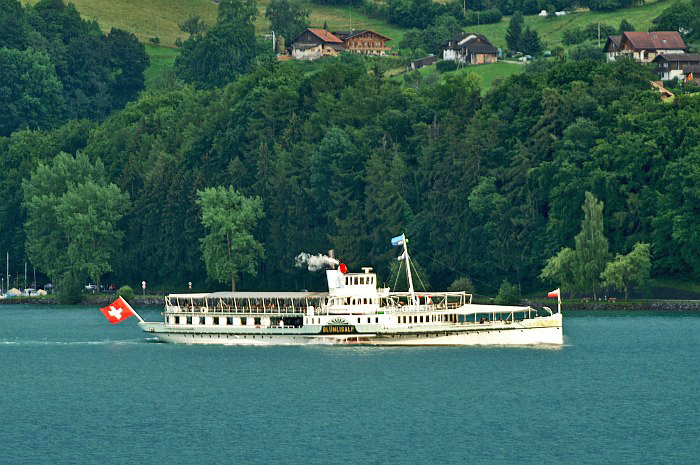 Paddle steamer "Blümlisalp" / Photo: Fritz Bieri