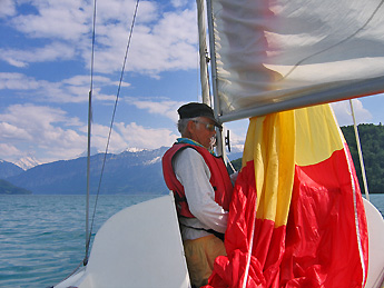 Erich Kellenberger: to set sail ... (Spinnaker) / Photo: Heinz Rieder