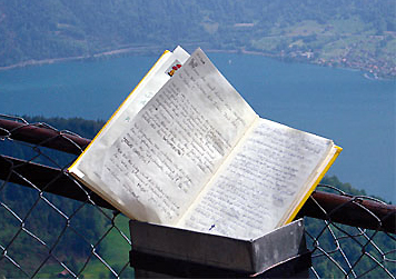 Gipfelbuch Birenflue (Foto: Hanspeter Grossniklaus)