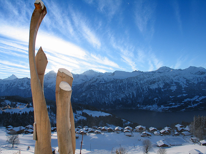Sculpture by Daniel Zobrist / Photo: Fritz Bieri