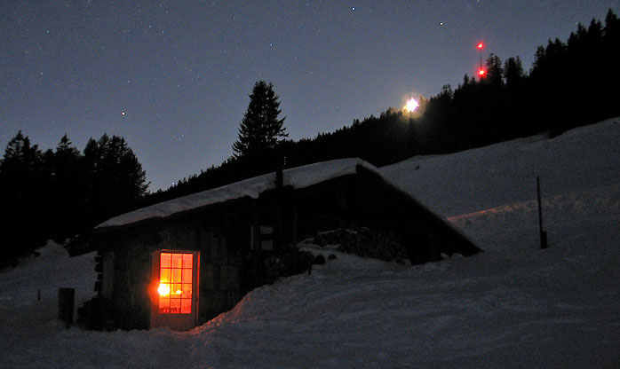 Winternacht / Foto: Fritz Bieri