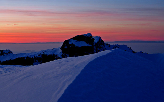 Winternacht / Foto: Fritz Bieri